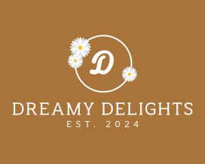 Sweet Daisy Flower logo design