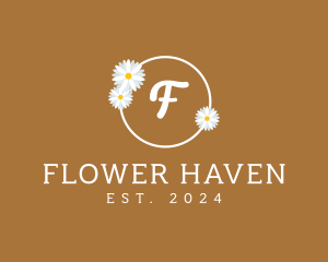 Sweet Daisy Flower logo design