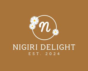 Sweet Daisy Flower logo design