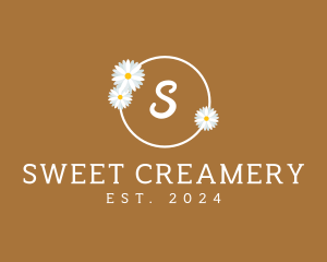 Sweet Daisy Flower logo design