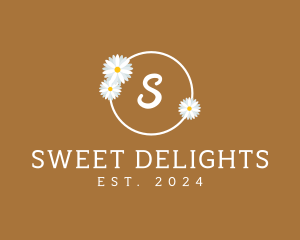 Sweet Daisy Flower logo design