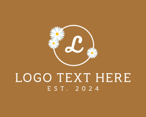 Vlog - Sweet Daisy Flower logo design