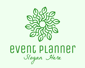 Vegan - Florist Green Flower logo design
