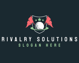 Golf Competition League logo design