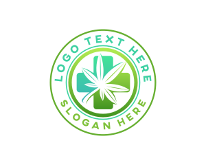 Medicine - Medical Cannabis Weed logo design