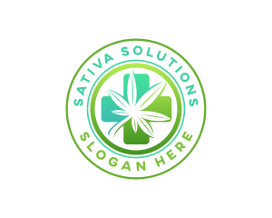 Medical Cannabis Weed logo design