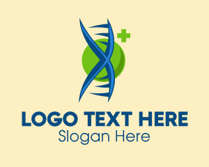 Dna Strand - Digital DNA Chromosome logo design