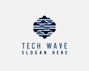 Digital Wave Tech Enterprise logo design