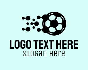 Sports Technology - Soccer Sports Equipment logo design