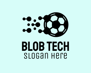 Blob - Soccer Sports Equipment logo design