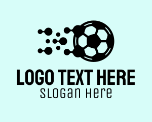 Soccer Sports Equipment Logo