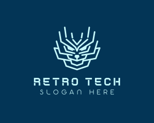 Tech Dragon Robot  logo design