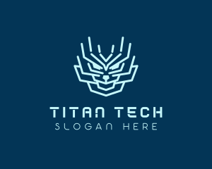 Tech Dragon Robot  logo design