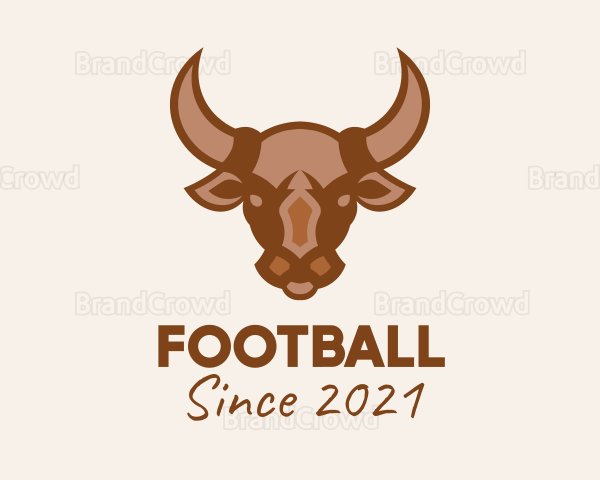 Brown Wild Bull Logo