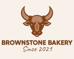 Brown Wild Bull logo design