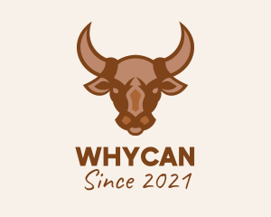 Bullfight - Brown Wild Bull logo design
