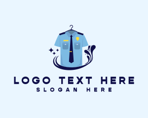 Professional - Police Uniform Laundromat logo design