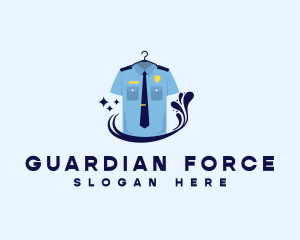 Police - Police Uniform Laundromat logo design