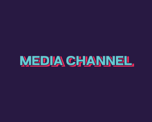 Channel - Cyber Overlap Wordmark logo design