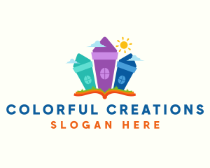 Kindergarten Education School logo design