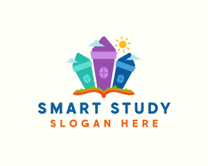 Study - Kindergarten Education School logo design