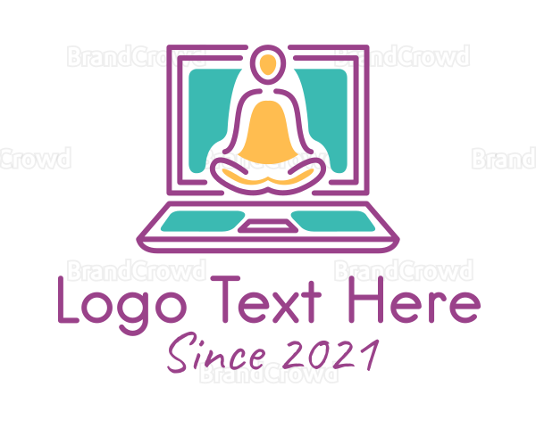 Online Yoga Class Logo