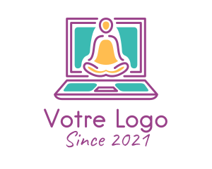 Mindfulness - Online Yoga Class logo design