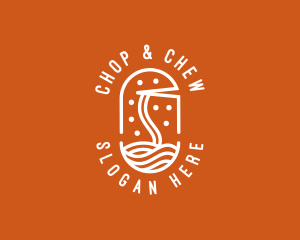 Bowls - Pho Noodle Chopsticks logo design