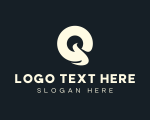 Lettermark - Stylish Brand Cursive Letter Q logo design