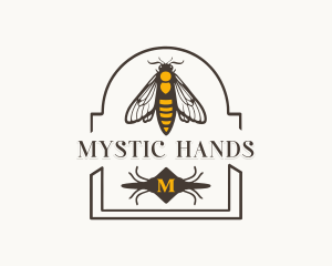 Entomology Mystical Insect logo design