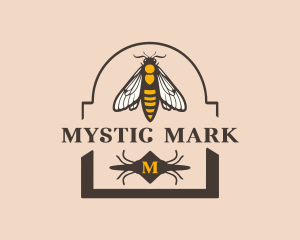 Entomology Mystical Insect logo design