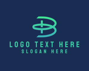 Fintech - Media Agency Letter B logo design