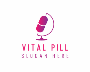 Pill - Medical Pill Atlas logo design