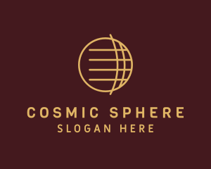 Modern Globe Sphere logo design