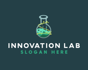 Vine Flask Laboratory logo design