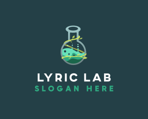 Vine Flask Laboratory logo design