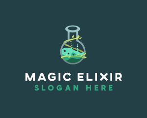 Vine Flask Laboratory logo design