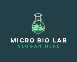 Vine Flask Laboratory logo design