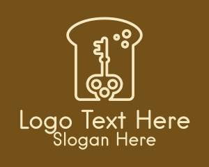 Brown Loaf Key  Logo