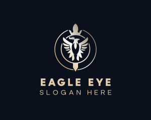 Imperial Eagle Crown logo design