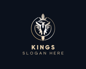 Imperial Eagle Crown logo design