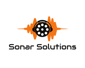 Sonar - Movie Sound Scoring logo design