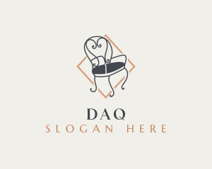 Elegant Furniture Chair Logo