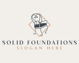 Designer - Elegant Furniture Chair logo design