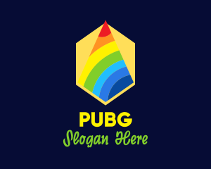 Triangle - Colorful Rainbow Triangle logo design