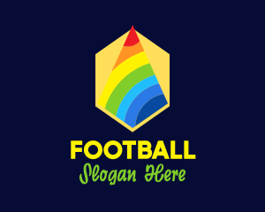 Enterprise - Colorful Rainbow Triangle logo design