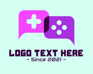 Game Center - Console Gaming Chat logo design