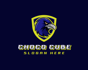 Crow - Gaming Crow Shield logo design