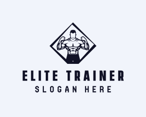 Strong Man Workout logo design