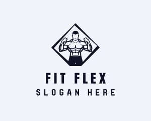 Strong Man Workout logo design